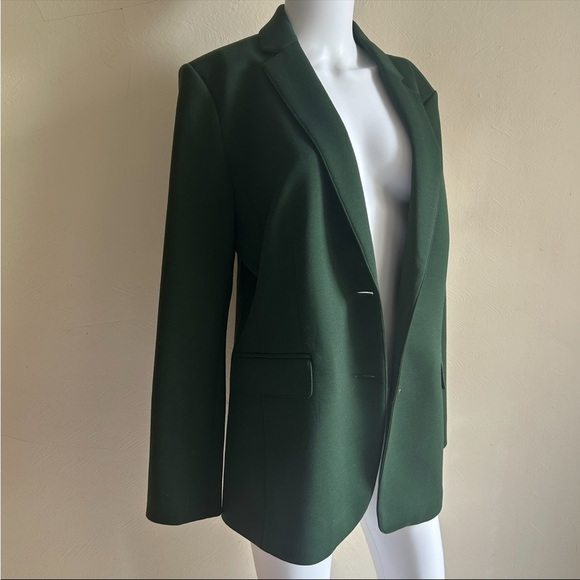 Ann Taylor Jackets & Blazers - Ann Taylor Forest Green Two-Button Blazer - Size 12
